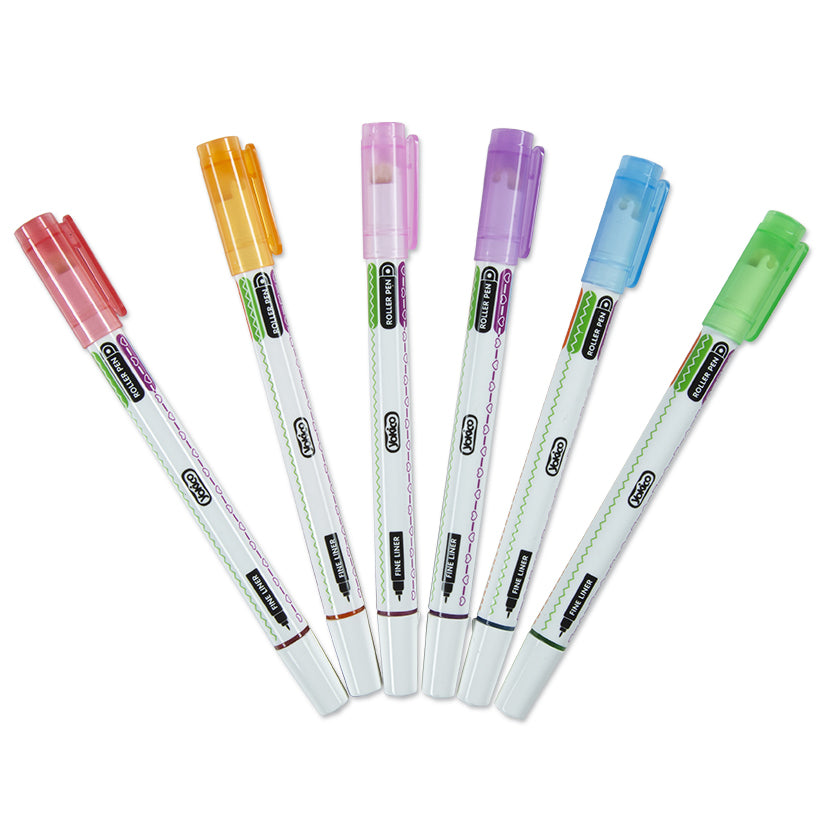 Roller Pattern Pens (6 pack)