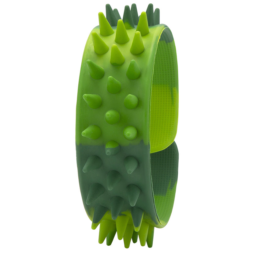 Green Spiky Slap Band