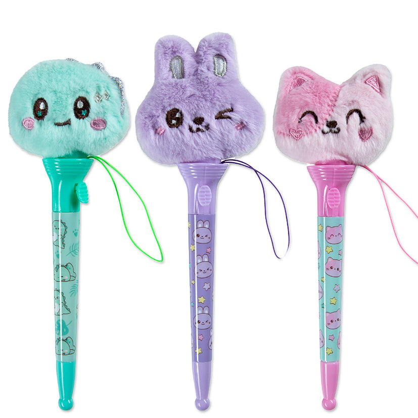 Fluffy Character Popping Pen
