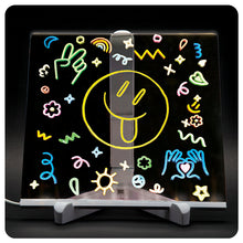 Load image into Gallery viewer, Neon Doodle Lit Message Board
