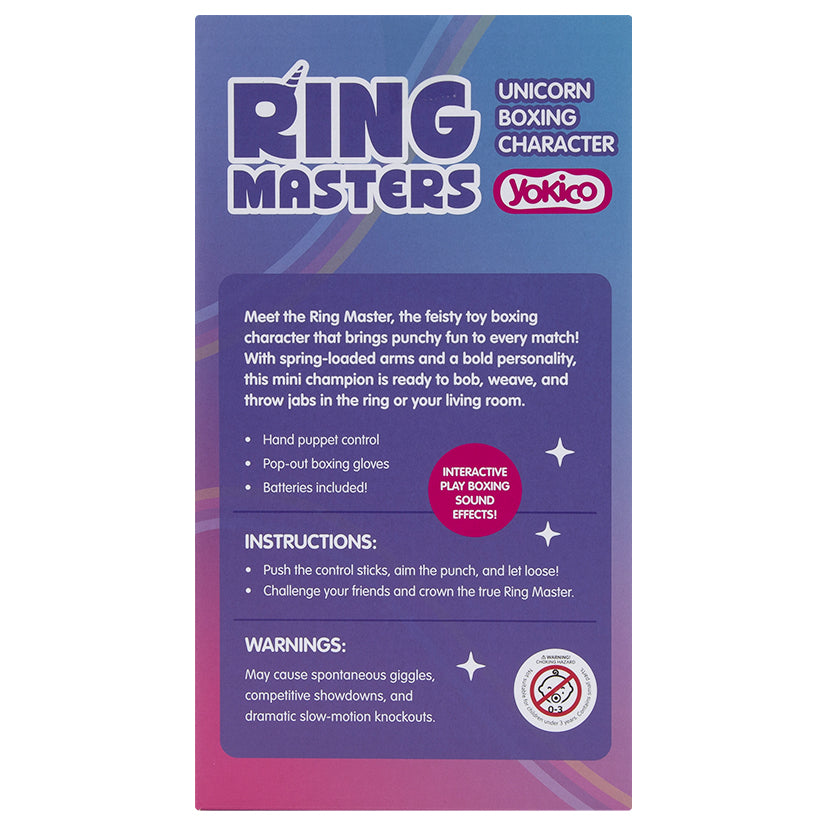 Unicorn Ring Master Puppet