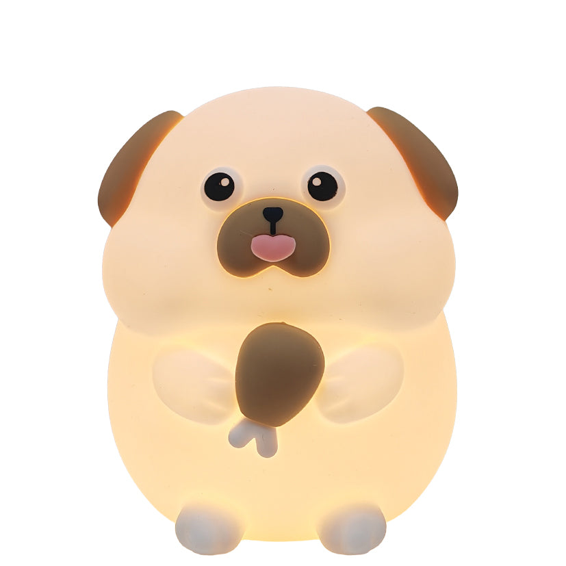 Snuggly Puggly Patting Glow Lamp