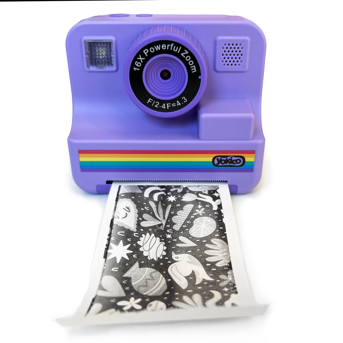 Purple Insta Print Camera