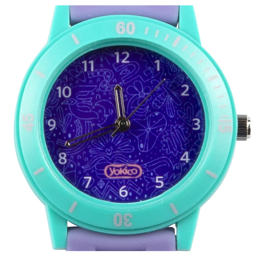Purple Cape Fiesta Silicone Analogue Watch – Yokico