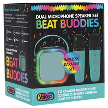 Load image into Gallery viewer, Beat Buddies Bluetooth Karaoke Microphone Speaker Set

