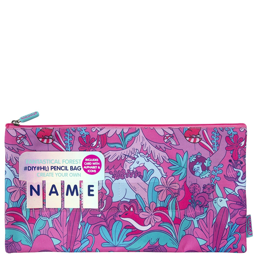 Pink Fantastical Forest DIY HI Pencil Case