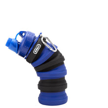 Load image into Gallery viewer, Blue &amp; Black Illi MashUp Silicone Bottle
