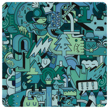 Load image into Gallery viewer, Green MashUp Tech Travel Case