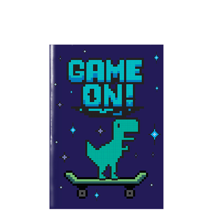 Blue Game Over A6 Exercise Book