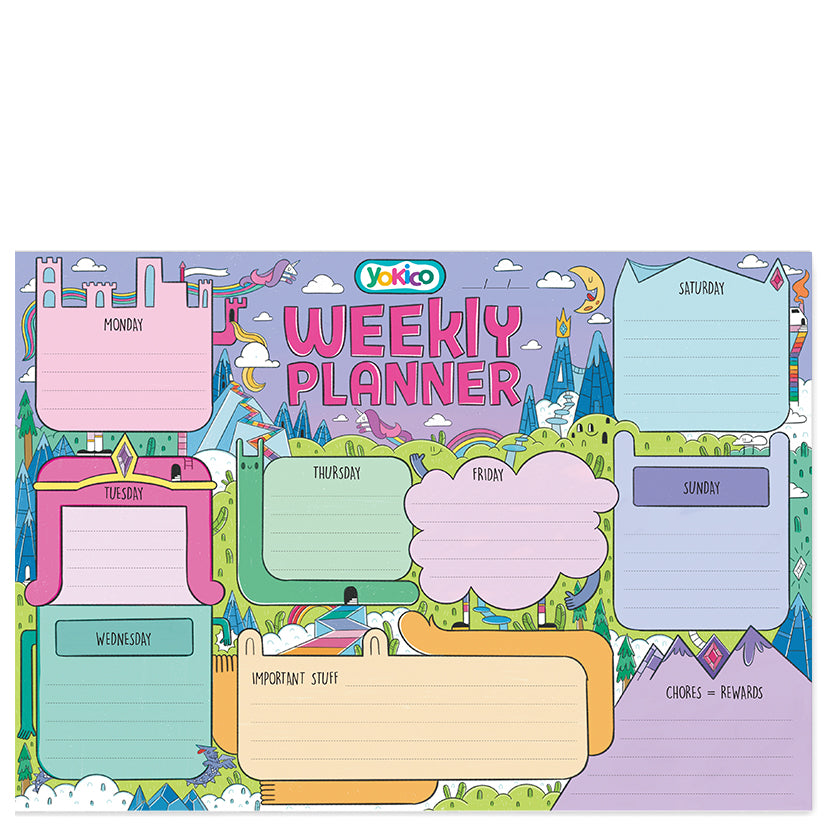 Adventure Princess Weekly A4 Desk Planner