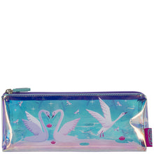 Load image into Gallery viewer, Swans Iridescent Pencil Case