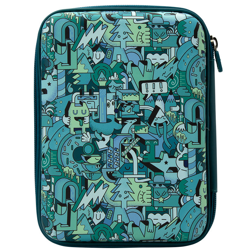 Green MashUp Tech Travel Case