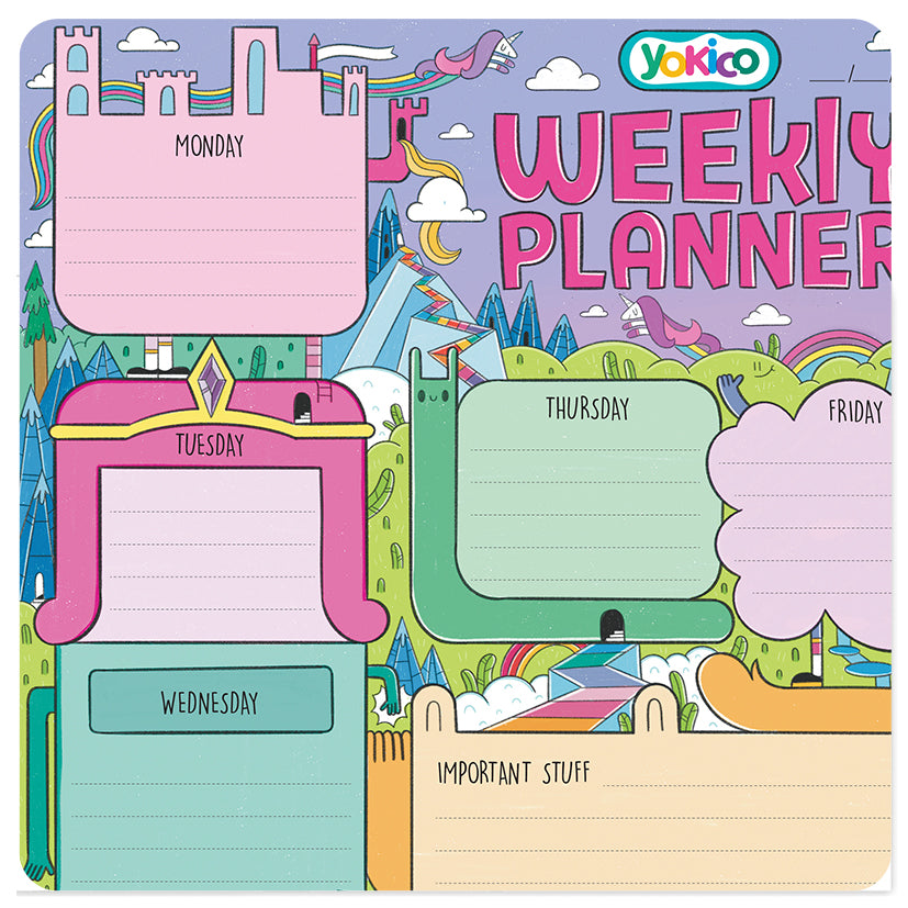 Adventure Princess Weekly A4 Desk Planner