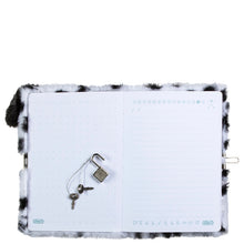 Load image into Gallery viewer, Dalmatian Fluffy Lockable Journal
