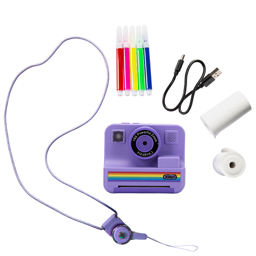 Purple Insta Print Camera