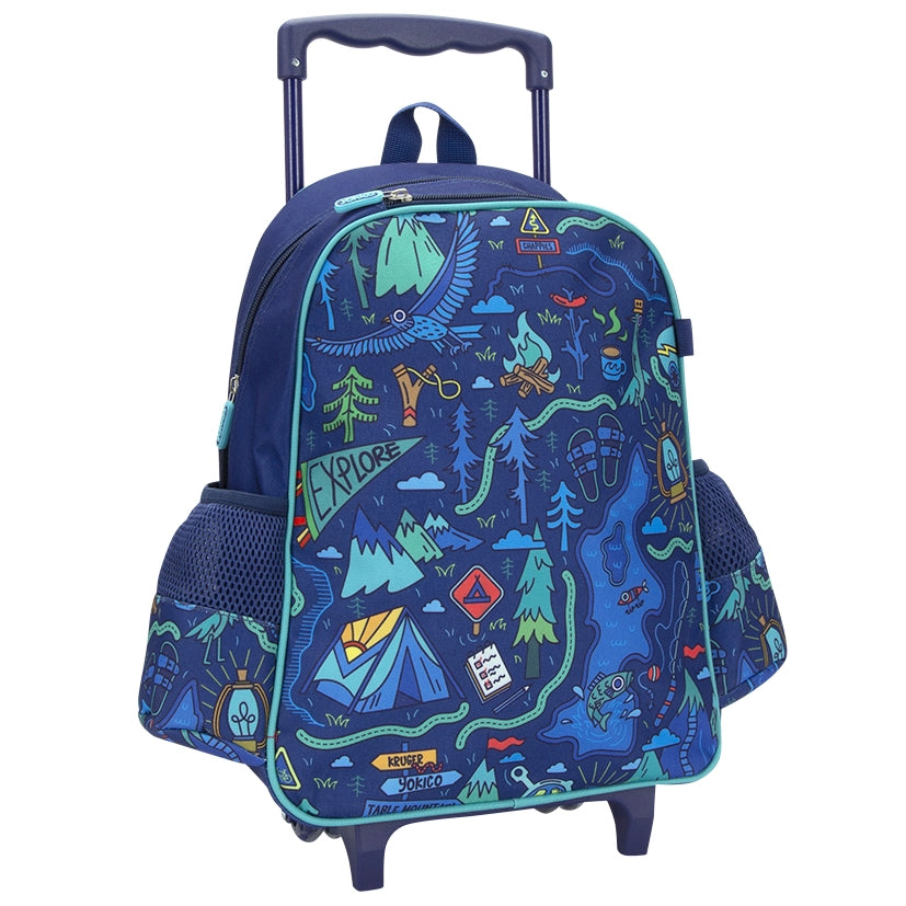 Blue Yoki Explorers Junior Trolley Backpack