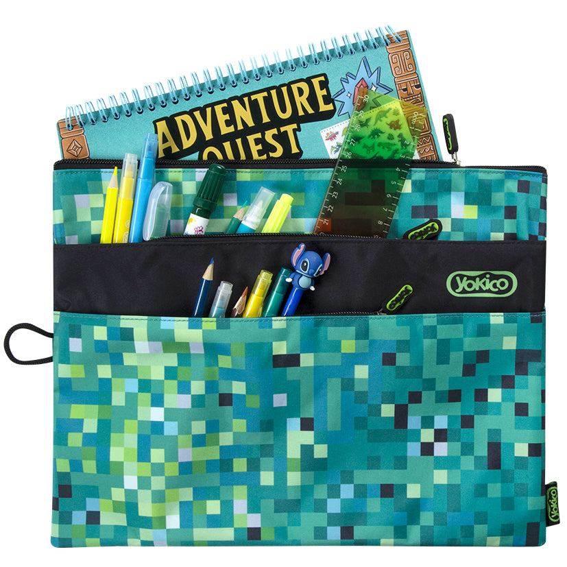 Pixel Build X-Large Pencil Case