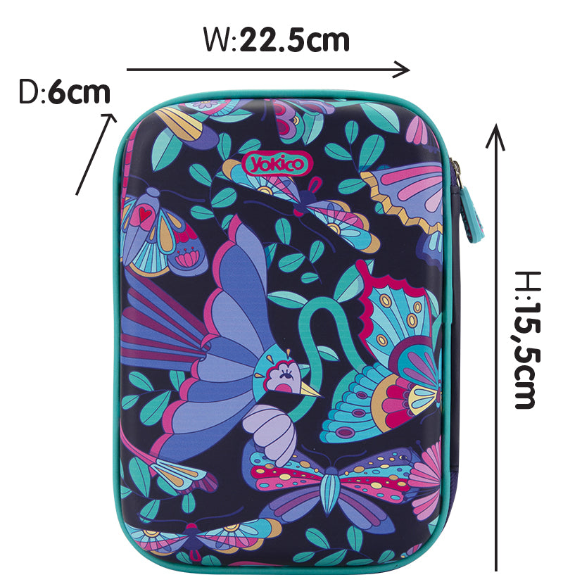 Magical Wings Dbl Hardshell Pencil Case