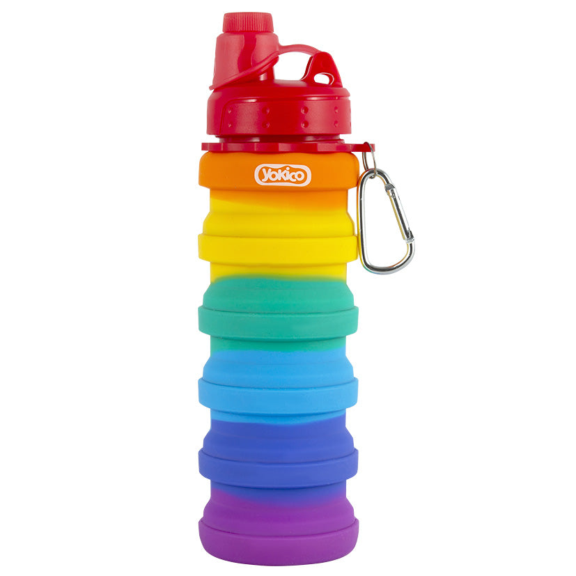 Rainbow Foldable Silicone Bottle