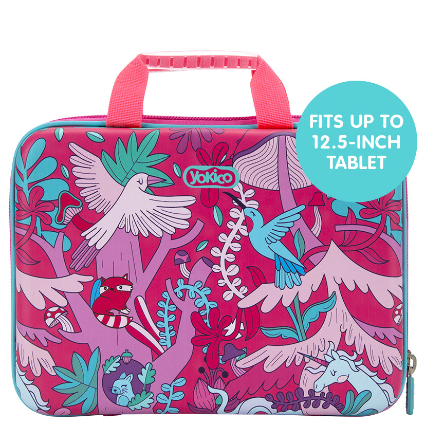 Pink Fantastic Forest Tech Travel Case