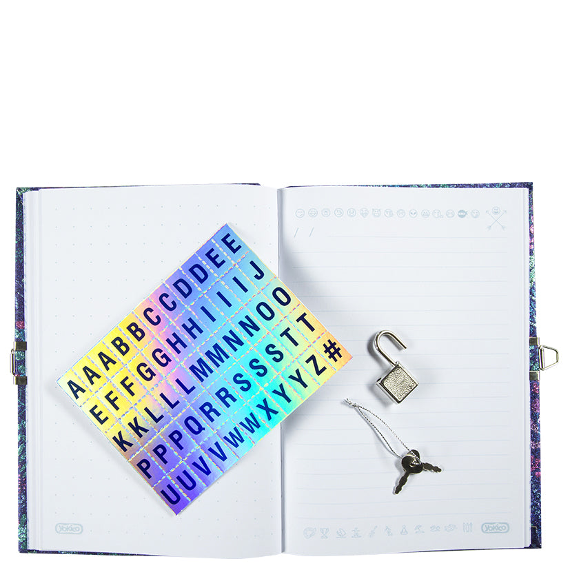 Fantastical Forest PU DIY Lockable Journal