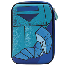 Load image into Gallery viewer, Blue Illi MashUp Dbl Hardshell Pencil Case