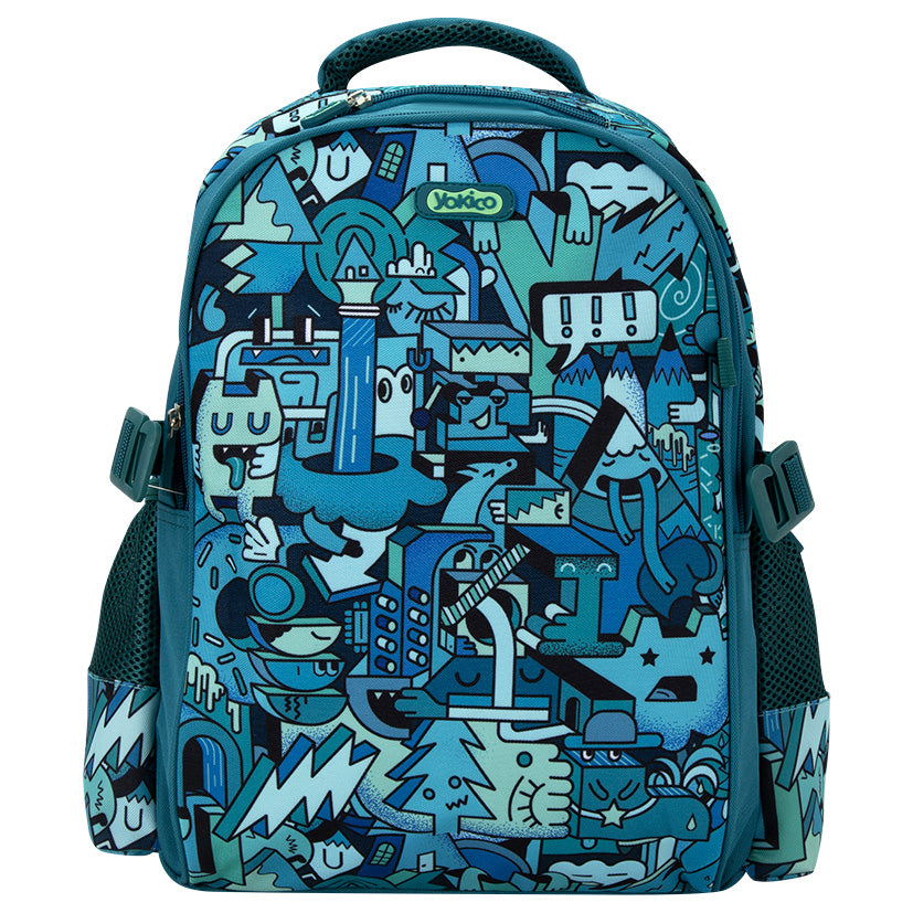 Green MashUp Backpack (Clip-On)