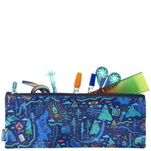 Load image into Gallery viewer, Blue Yoki Explorers Classic Pencil Case