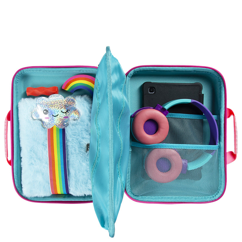 Pink Fantastic Forest Tech Travel Case