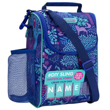 Load image into Gallery viewer, Purple Fantastical Forest DIY Sling Lunchbox