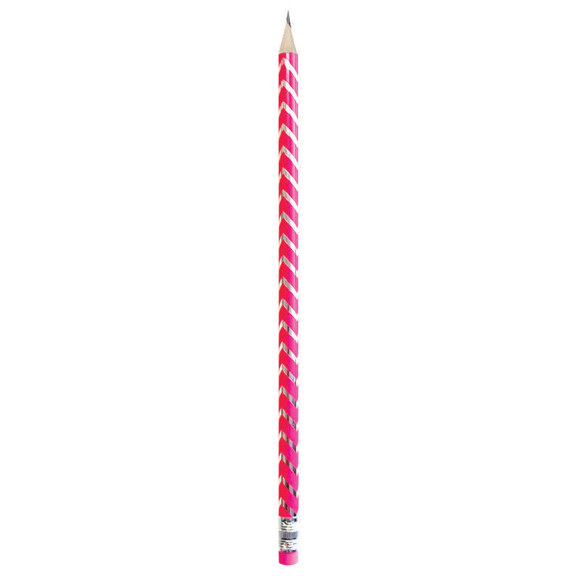 HB Pencil - Pink Zig Zag