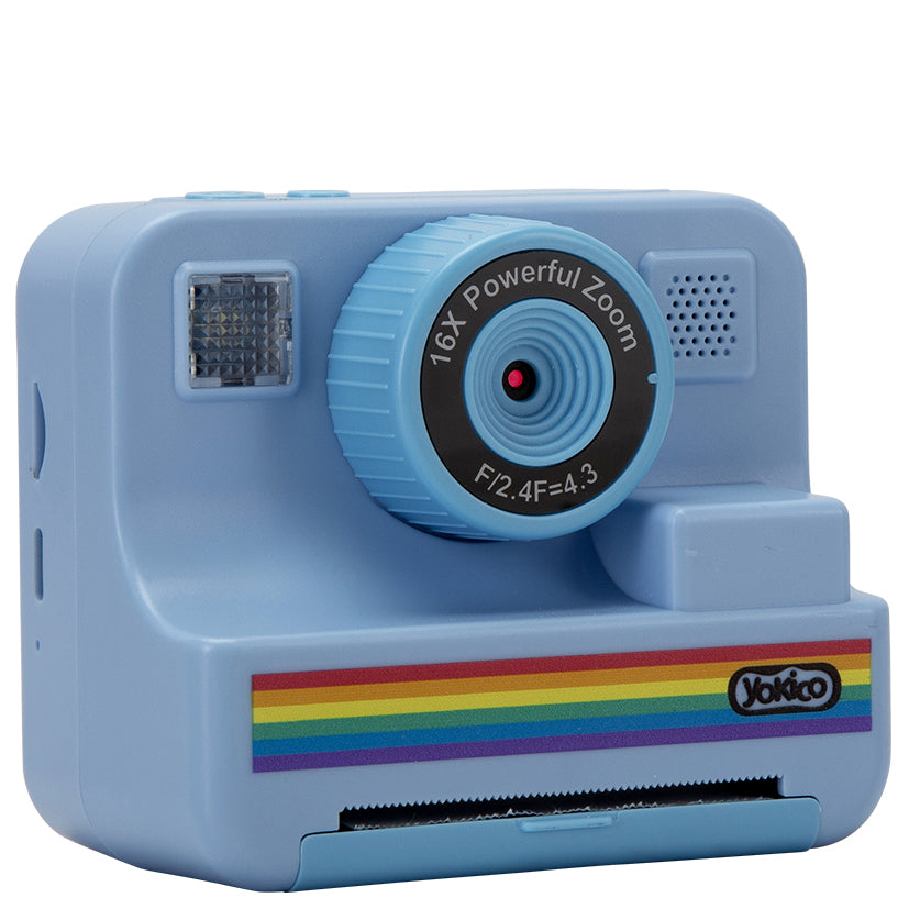Blue Insta Print Camera