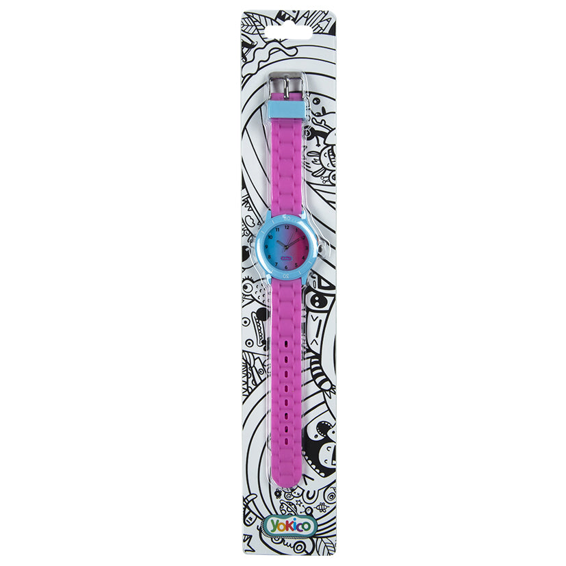 Pink Magic Realm Silicone Analogue Watch