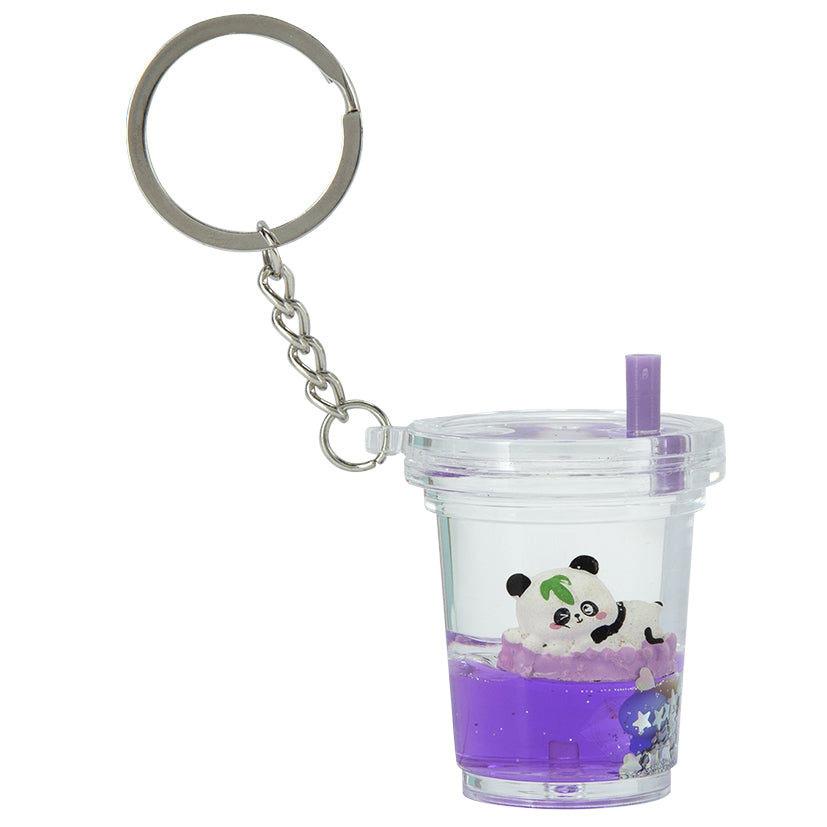 Floaty Panda Cup Keychain
