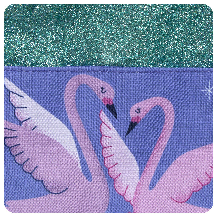 2 Zip Swans Pencil Case