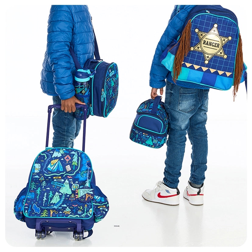 Blue Yoki Explorers Junior Trolley Backpack