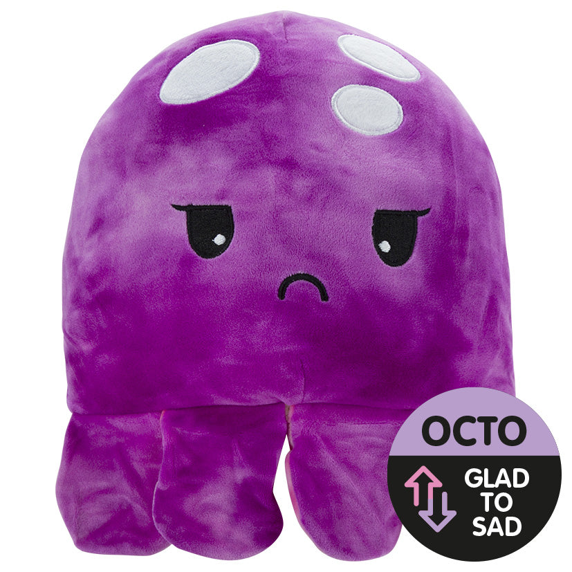 Octo Sad to Glad Reversible Cuddle Buddy