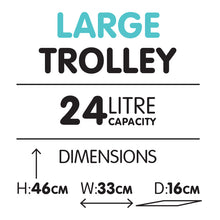 Load image into Gallery viewer, Blue Illi MashUp Large Trolley Backpack