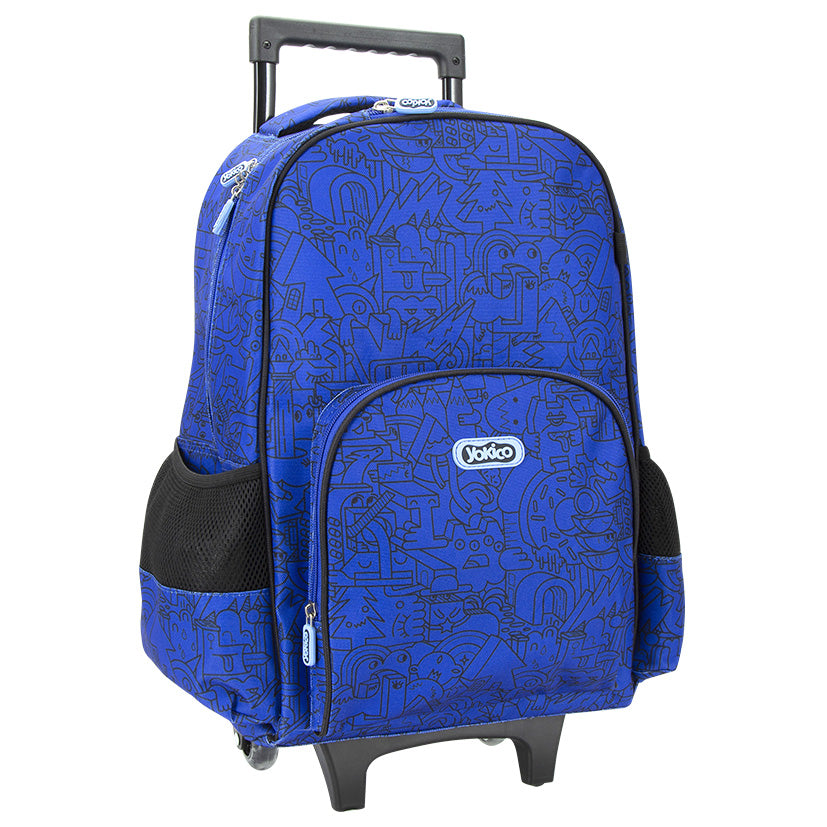 Blue Illi MashUp Large Trolley Backpack