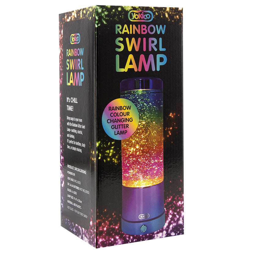 Glitter Swirl Lamp