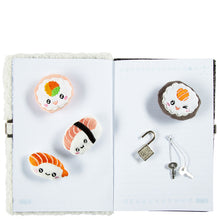 Load image into Gallery viewer, Sushi's Sushi Fluffy Lockable Journal