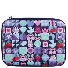 Load image into Gallery viewer, Purple Lucky Charm Tech Travel Case
