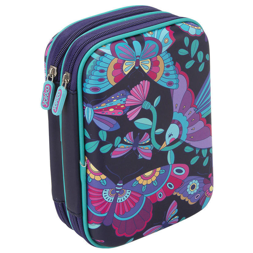 Magical Wings Dbl Hardshell Pencil Case
