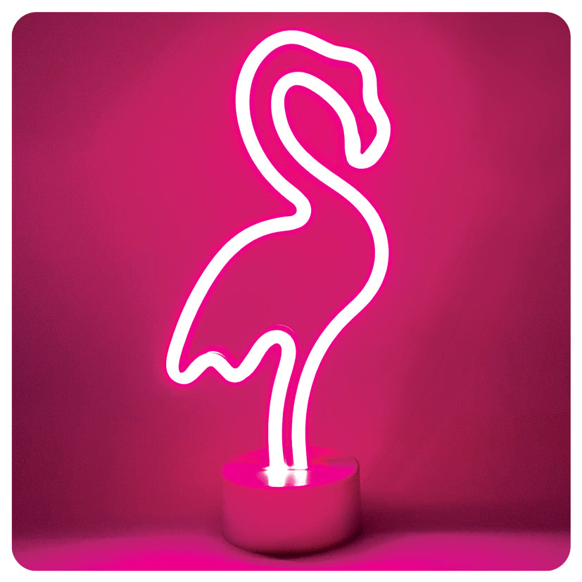 Neon Flamingo Desk Light