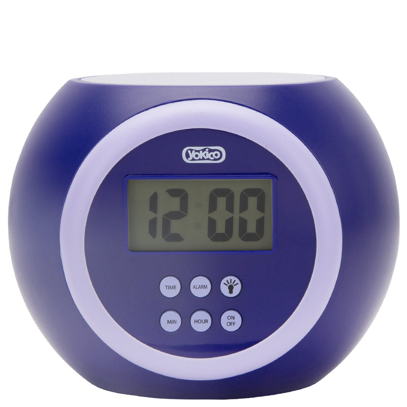 Purple Star Light Projection Alarm Clock – Yokico