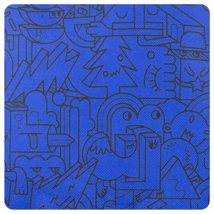 Blue Illi MashUp Large Trolley Backpack