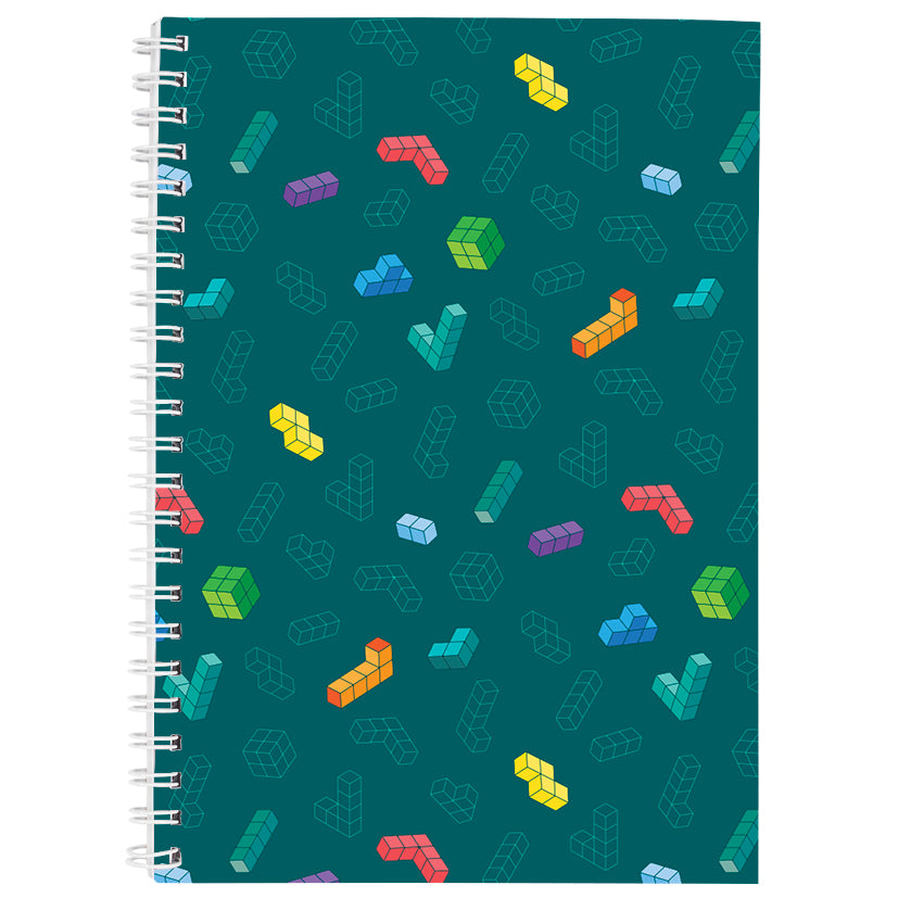 Green BuildIt A4 Spiral Notebook