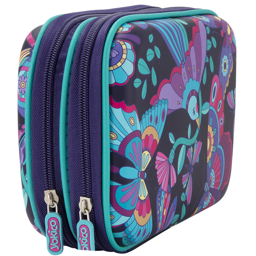 Magical Wings Dbl Hardshell Pencil Case