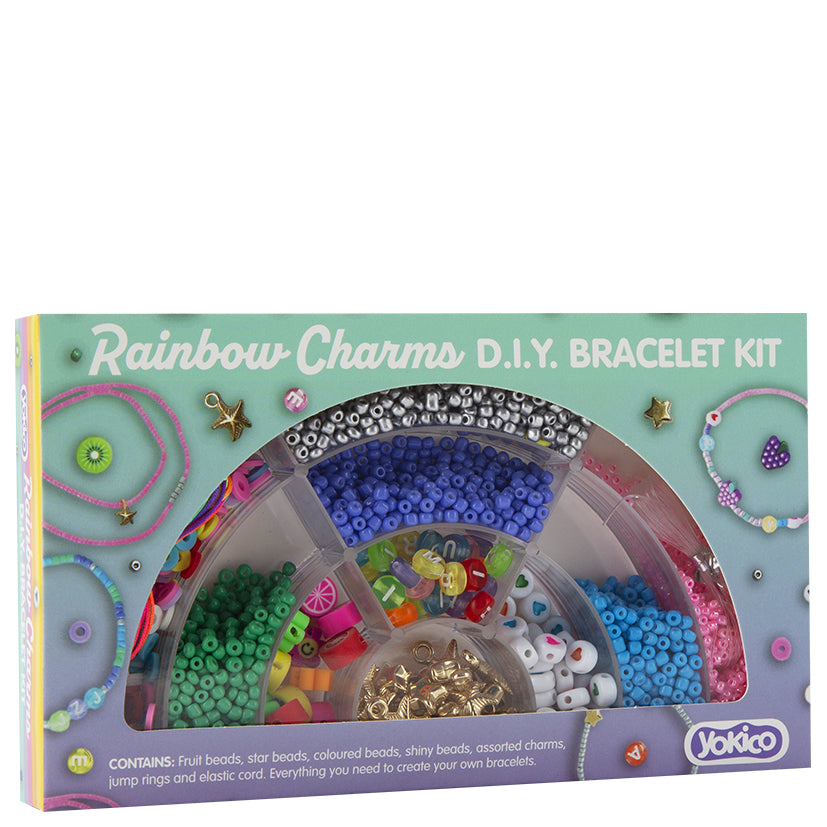 Rainbow Charms DIY Bracelet Kit