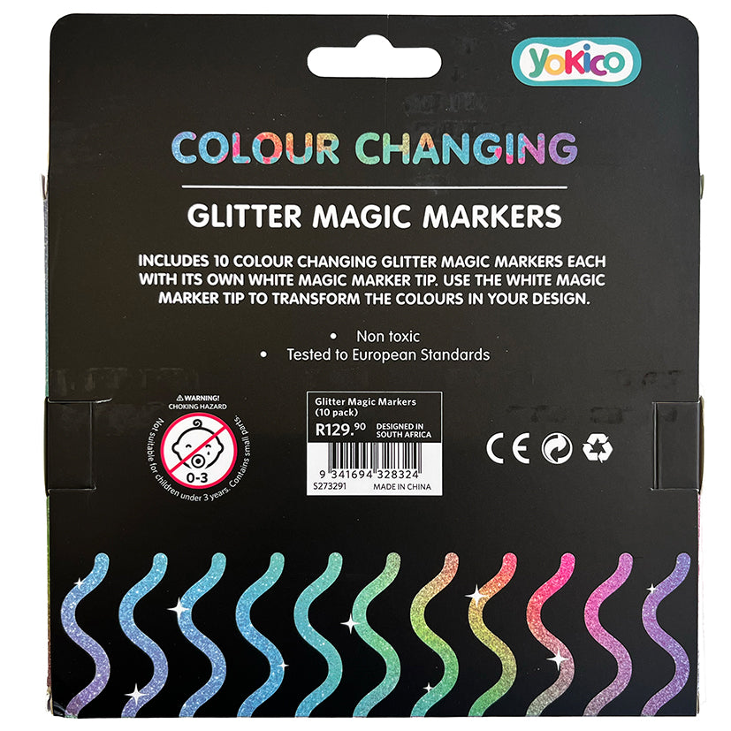 Glitter Magic Markers (10 pack)